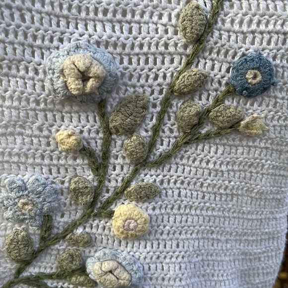 Vintage All Points ramie/cotton sweater jersey S-M - Picture 3 of 7